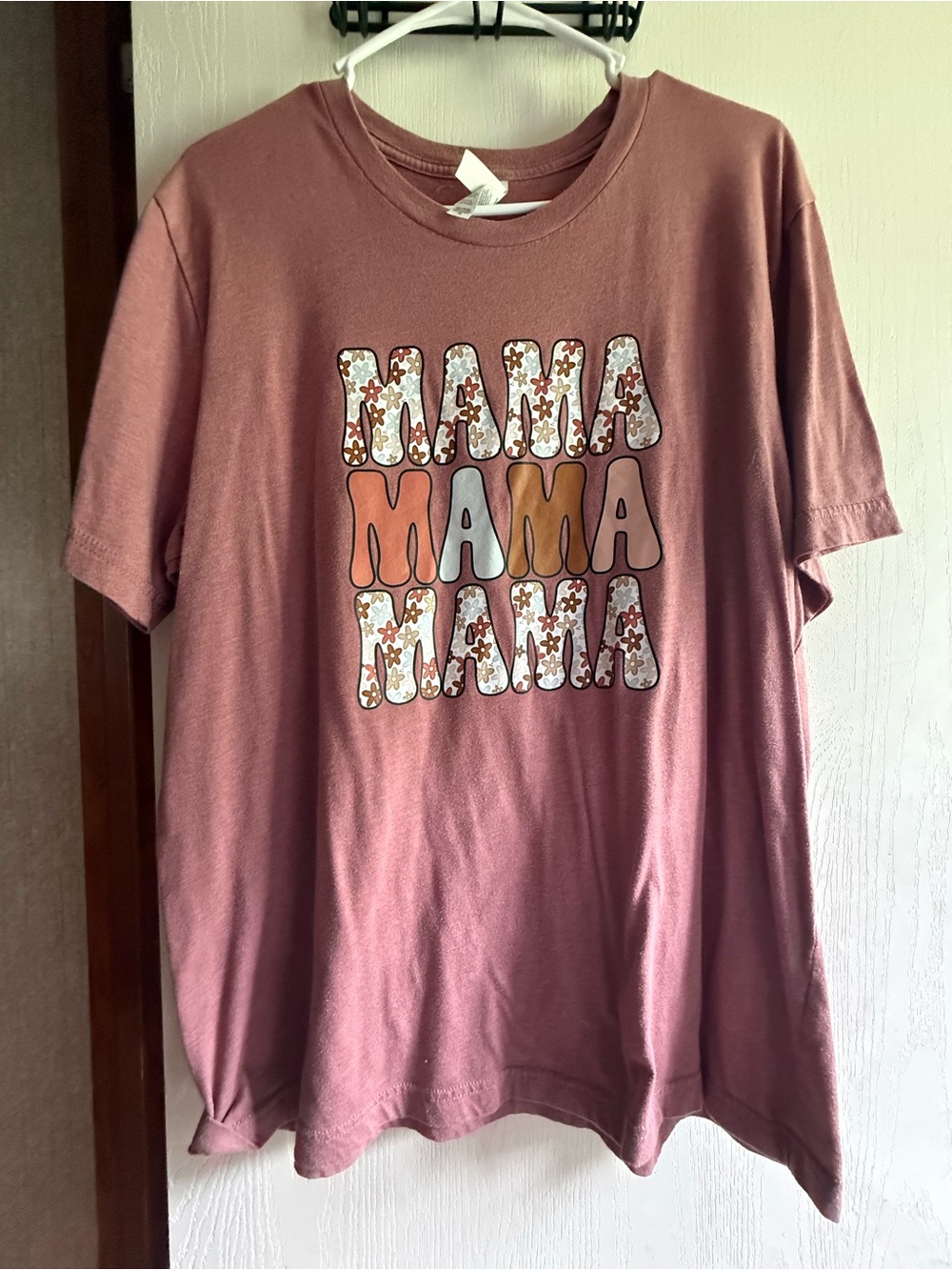 Bella Canvas Dusty Rose 'MAMA' Graphic Tee